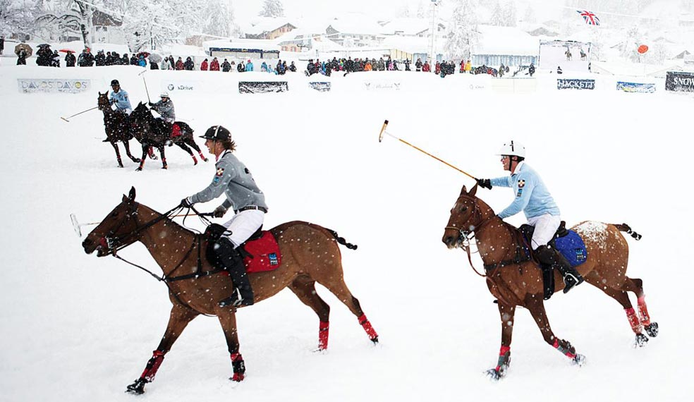 A Polo tournament in St Moritz