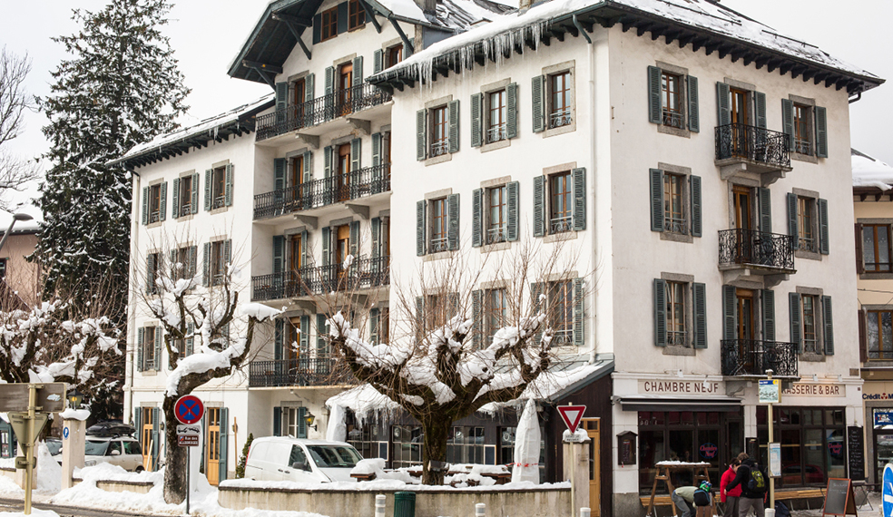 The Gustavia hotel in Chamonix