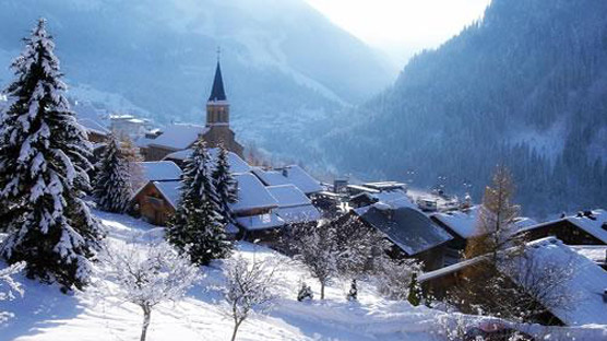 Chalet village is a magical holiday setting